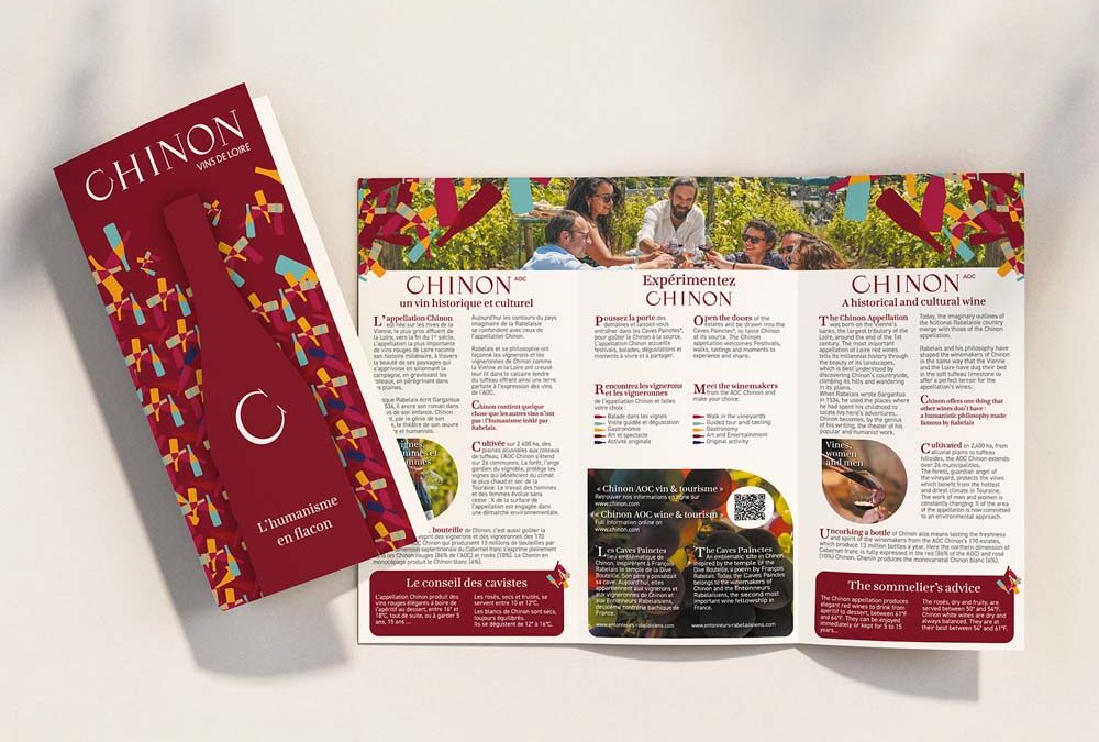 Communication visuelle pour le Syndicat des Vins de Chinon