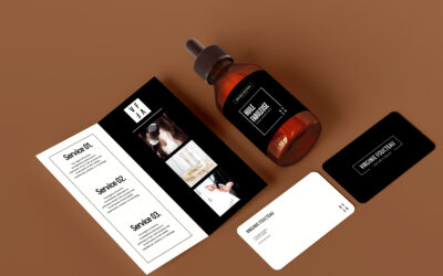 Refonte identité visuelle – repositionnement – stratégie de communication – supports de communication – salon de coiffure Avoine 37