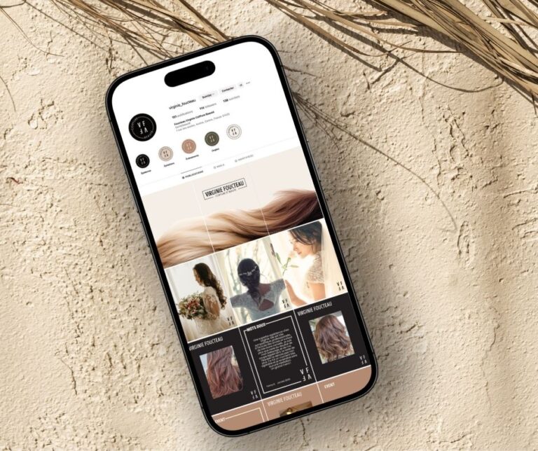 Rebranding complet pour Virginie Foucteau – Coiffure & Beauté – Avoine 37